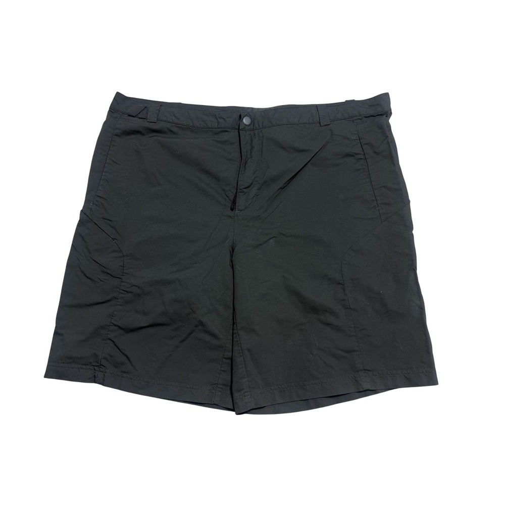 Columbia Shorts Mens 42 Black Bermuda Lightweight Mesh Lined Pockets Outdoor